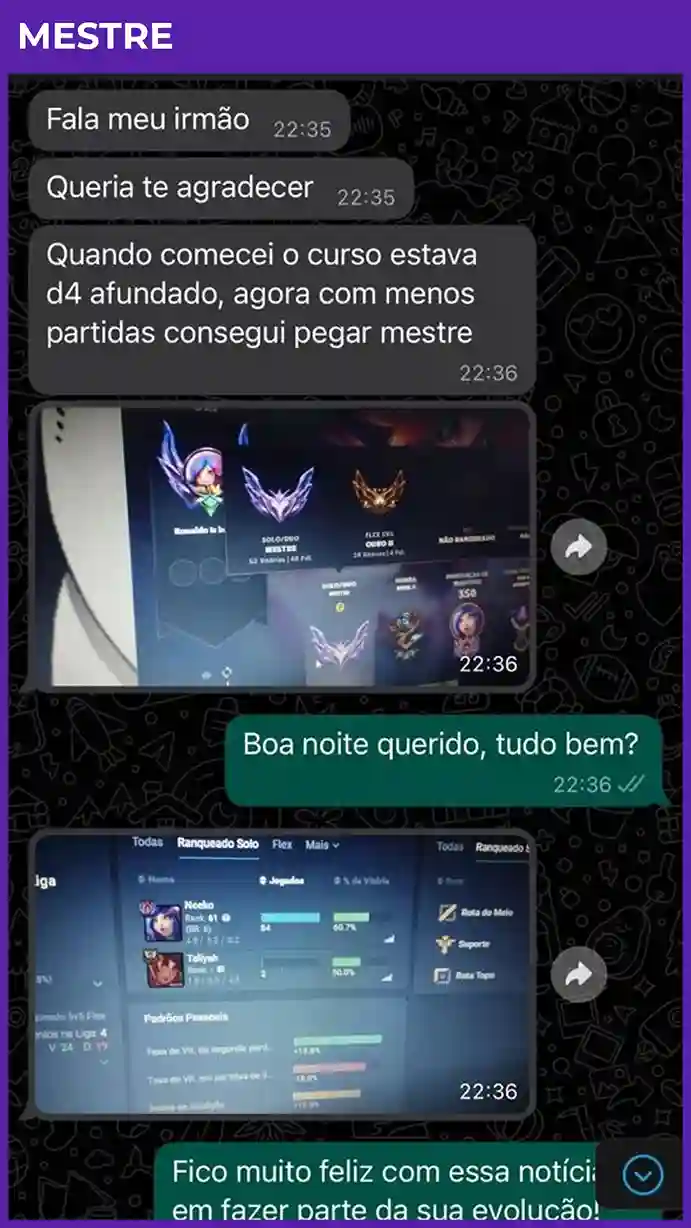 Subiu de elo